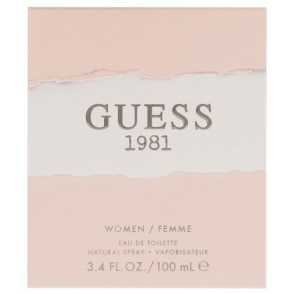 Guess 1981 Eau De Toilette Perfume Spray for Women, 3.4 Fl. Oz.