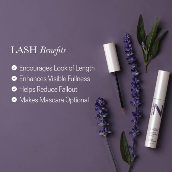 NULASTIN Eyelash Serum & Brow Serum - Lash & Brow Dual System - Eyebrow & Eyelash Enhancing Serums with Keratin & Peptides for Fuller Looking Lashes & Brows (2 Count, 0.1 Fl Oz Each)