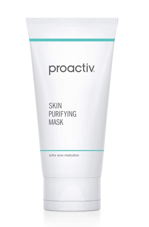 51prDJ47dKL._SL1500_.jpg Proactiv Skin Purifying Acne Face Mask and Acne Spot Treatment, Detoxifying Facial Mask with 6% Sulfur, 90 Day Supply, Cream, 3 Oz