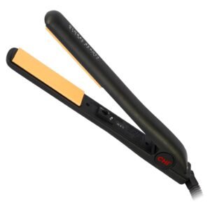 51qxvk1eD7L._SL1024_.jpg CHI Original Ceramic Flat Iron, Hair Straightener For A Smooth Finish, Floating Plates, Quick Heat Up, Analog On/Off Switch, 1" Styling Tool, Black