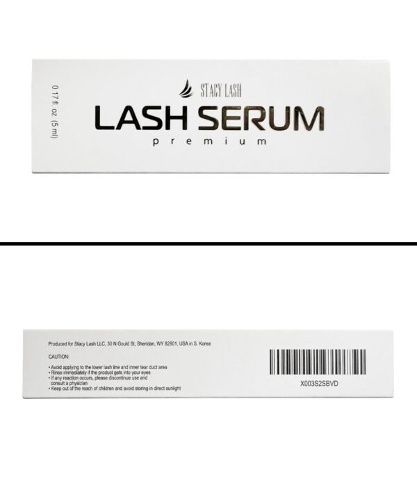 Stacy Lash Growth Serum (0.17fl.oz / 5ml) | Eyebrow & Eyelash Enhancing Serum for Natural Lashes & Brows