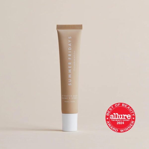51vvFjytnSL._SL1500_.jpg Summer Fridays Lip Butter Balm - Conditioning Lip Mask and Lip Balm for Instant Moisture, Shine and Hydration - Sheer-Tinted, Soothing Lip Care - Vanilla (.5 Oz)