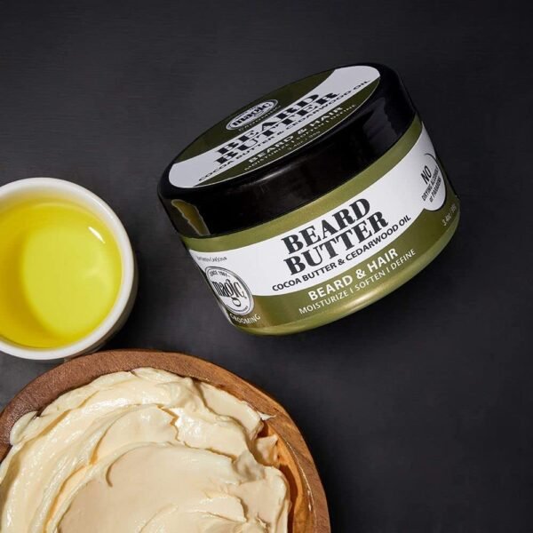 SoftSheen-Carson Magic Men's Grooming Conditioning Beard Butter With Cocoa Butter and Cedarwood Oil, Moisturizes, Softens and Define With No Drying Alcohol, 3.5 ounces