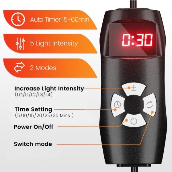 Bestqool Red Light Therapy Belt, Infrared Light Therapy & Red Light Therapy for Body, Pads Wearable Wrap for Knee Waist Elbow, Muscle Recovery, Infrared Red Light Therapy for Pain Relief.