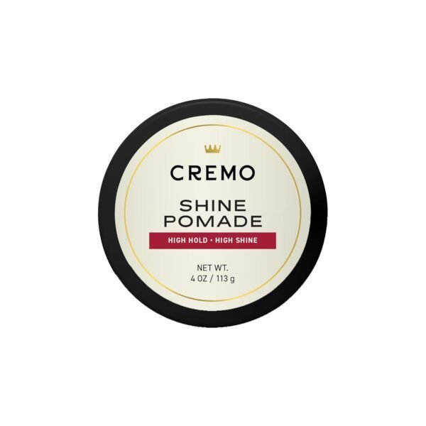Cremo Hair Pomade for Men - Premium Barber Grade Pomade, High Hold & Shine, Hair Styling, 4 Oz