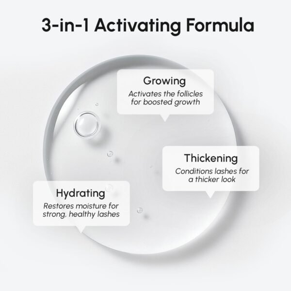 MAREE Eyelash Serum To Grow Lashes & Brows - Eye Lash Serum for Eyelash Growth Without Prostaglandin - Rapid Enhancing Lash Growth Eyebrow Boost Oil - Sérum De Pestañas Suero Para Pestañas Crecimiento
