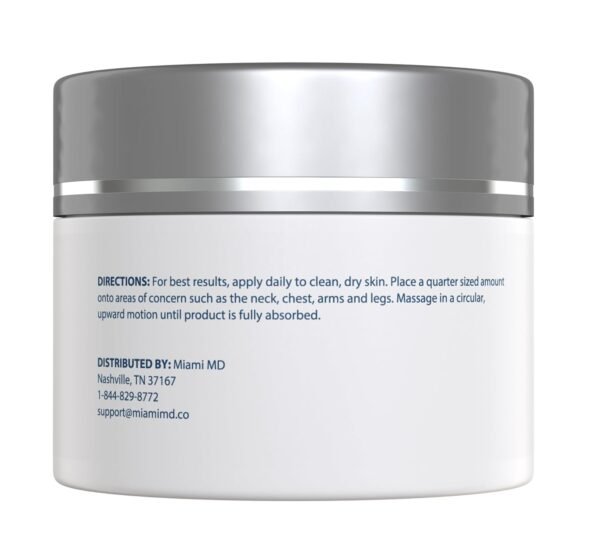 611aFqbY8L._SL1500_.jpg Miami MD Advanced Crepe Fix - Anti Aging Tightening & Firming Cream for Women - Facial and Neck Crepe Erase Cream – Crepey Skin Moisturizer for Softens and Nourishes the Skin for All Types - 6 fl oz