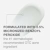 Neutrogena Stubborn Acne AM Face Treatment with 2.5% Micronized Benzoyl Peroxide Acne Medication, Oil-Free Daily Facial Treatment Reduces Size & Redness of Breakouts, Paraben-Free, 2.0 oz