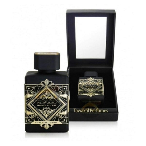 612Ew2vYsaL._SL1000_.jpg Lattafa Bade'e Al Oud Oud for Glory - Oriental Woody, Caramel, Warm Spicy - Eau de Parfum Long-Lasting Fragrance for Unisex, 3.40 Ounce / 100 ml