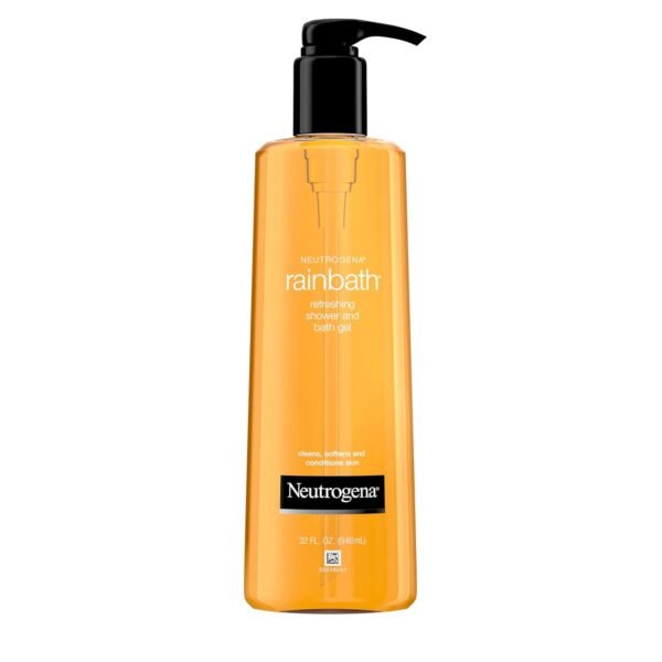 Neutrogena Rainbath Moisturizing Daily Body Wash Cleanser and Shaving Gel with Clean Rinsing Lather, Original Scent, 32 fl. Oz