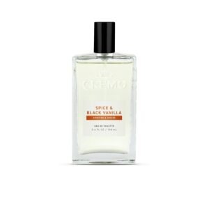 Cremo Cologne for Men - Spice & Black Vanilla Mens Cologne Spray - An Explosion of Vibrant Spices, Dark Woods and Black Vanilla, Fragrances For Men, 3.4 Fl Oz