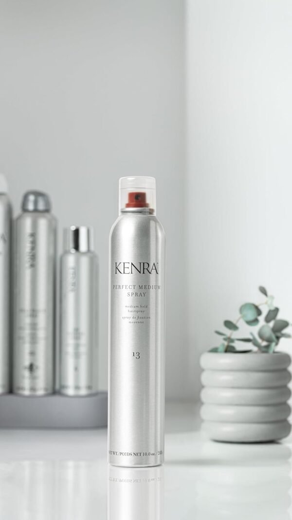 Kenra Professional Perfect Medium Spray 13 | Provides Styling Control Without Stiffness | Medium Hold | Fast-Drying Formulation | High Shine Finish | All Hair Types