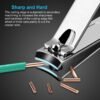 613DPV34xeL._SL1001_.jpg Nail Clippers Set Fingernail and Toenail Clipper Cutters, Manicure Pedicure Kit 18 Pieces Stainless Steel Professional Grooming Kits, Nail Care Tools with Luxurious Travel Case