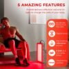 Bestqool Red Light Therapy for face Body, 4 Wavelengths Infrared Red Light Therapy, 100 Elite Grade Dual Chip LEDs, High Power Red Light Panel for Pain, Muscle, Energy. 170W. Modular Design.