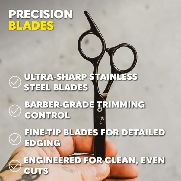 The Beard Club Fathers Day Dad Gift Beard Kit for Men - Grooming & Care Kit - Cedar & Sandalwood Oil, Sandalwood Balm, Shampoo, Brush, Comb, Trimming Scissors, Straight Edge Razor - Gift Set