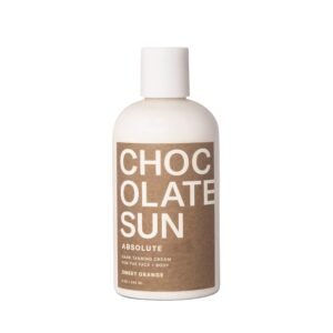 Chocolate Sun - Organic Absolute Dark Tanning Cream Face & Body | Clean, Non-Toxic Sunless Tanning (Dark Skin Tones, 8 oz | 236 ml)