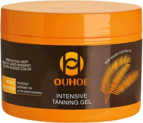 Luxury Intensive Tanning Gel, Natural Tanning Accelerator Cream Gel for Sunbeds & Outdoor Sun (1Pcs)