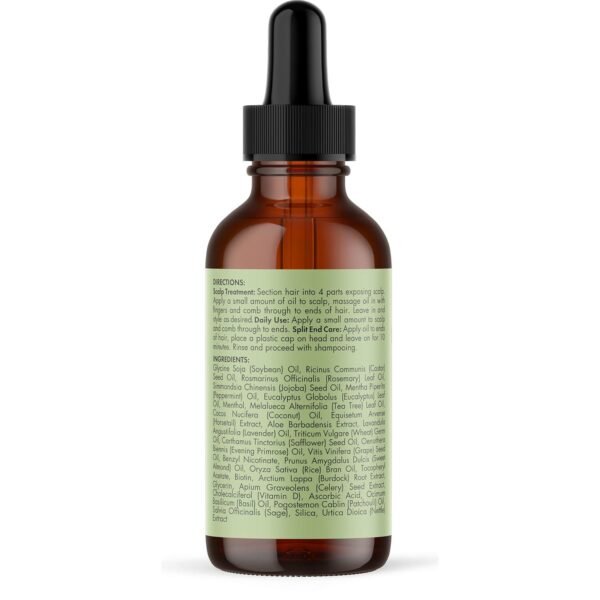 Mielle Organics Rosemary Mint Scalp & Hair Strengthening Oil for All Hair Types (2 Fl Oz)