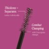 Grande Cosmetics GrandeDRAMA Intense Thickening Mascara with Castor Oil, Volumizing, Conditioning, Buildable Formula
