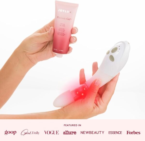 vFit and Photonic Gel Set, Red LED Light Intimate Health Device for Women, Wellness System for Menopausal Women & New Moms, Promotes Natural Hydration, Helps Tighten Pelvic Floor (2-Pack Set)