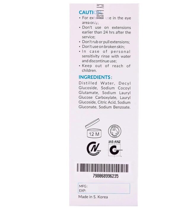 STACY LASH Lash Shampoo 50ml+ Eyelash Growth Serum Eye Makeup Remover + Lash Serum for Eyelash Growth and Thickness/Lash Cleaning Kit of Lash Cleanser + Brush & Eyelash Serum to Grow Lashes