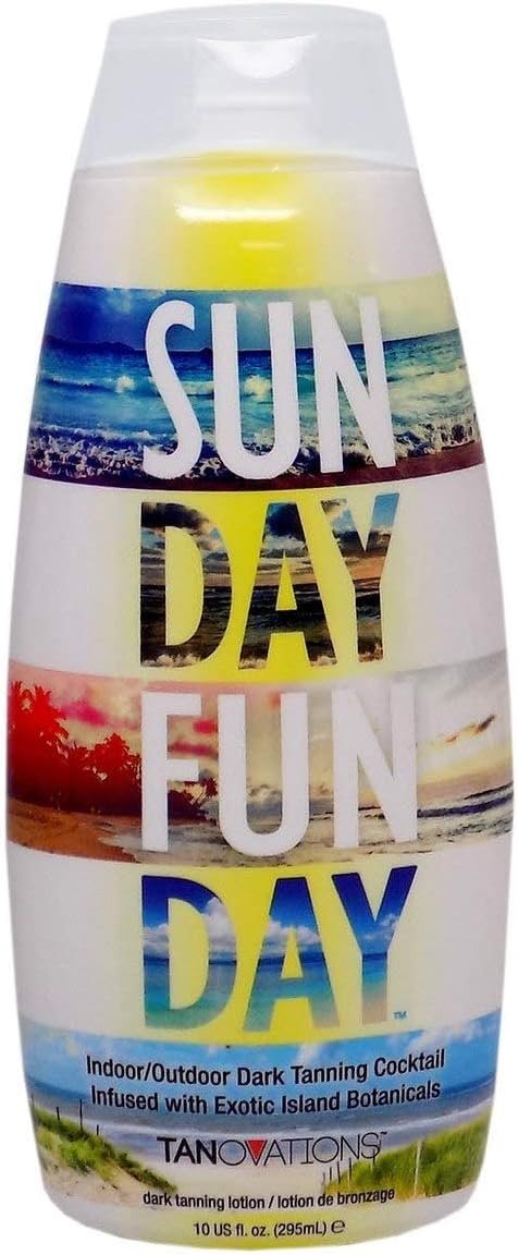 Tanovations SUN DAY FUN DAY Indoor/Outdoor Tanning Cocktail - 10 oz.
