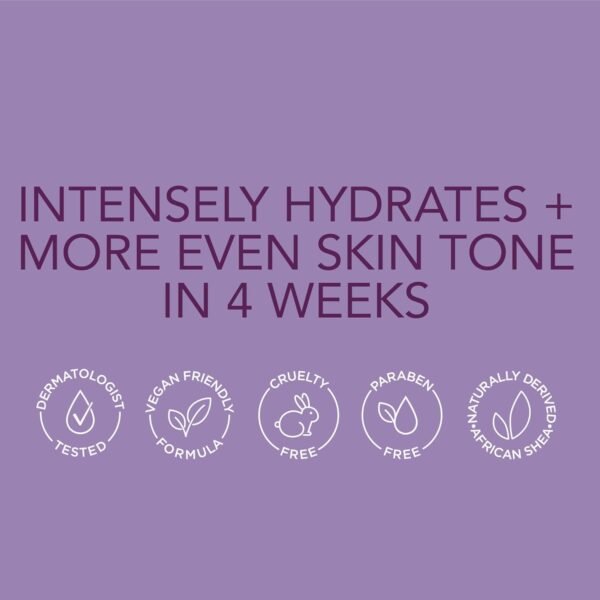 Jergens Shea and Cocoa Whipped Body Butter Lotion, Tone Enriching Hand And Body Lotion for Dry Skin, with Vitamins B3 & E, 8.5 Oz