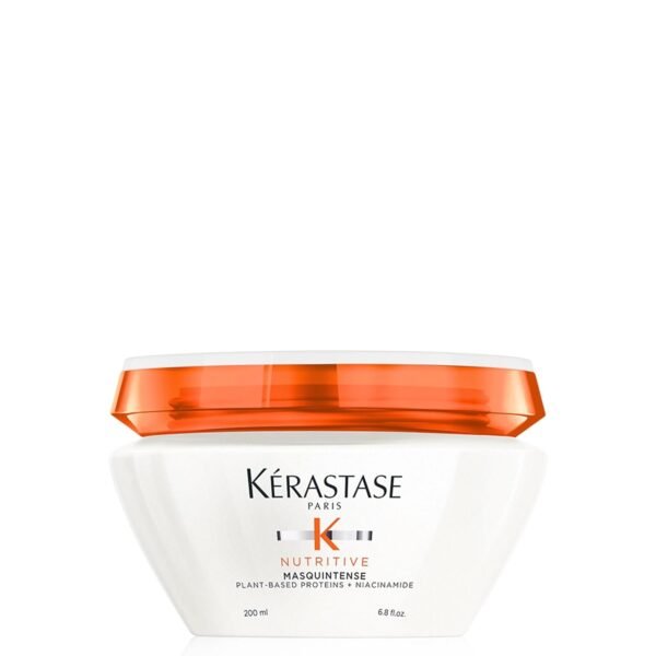 Kerastase Nutritive Masquintense Mask For Fine to Medium Dry Hair - Deeply Nourishes & Conditions, With Plant-Based Proteins & Niacinamide, 6.8 Fl Oz