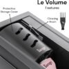 616v-7YIrPL._AC_SL1200_.jpg L'ANGE HAIR Le Volume 2-in-1 Titanium Blow Dryer Brush | Hot Air Brush in One with Oval Barrel | Hair Styler for Smooth, Frizz-Free Results for All Hair Types (Blush - 60mm)