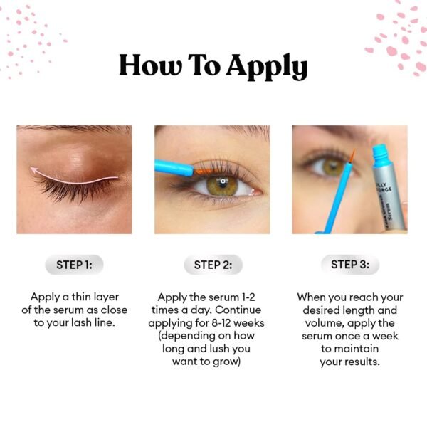 617SKSzNMTL._SL1080_.jpg Silly George Eyelash Growth Serum for Thicker, Fuller, Longer & Bold Eyebrows, Premium Serum, Lashes & Brows Enhancer, (3ml, 0.1 Fl. oz)