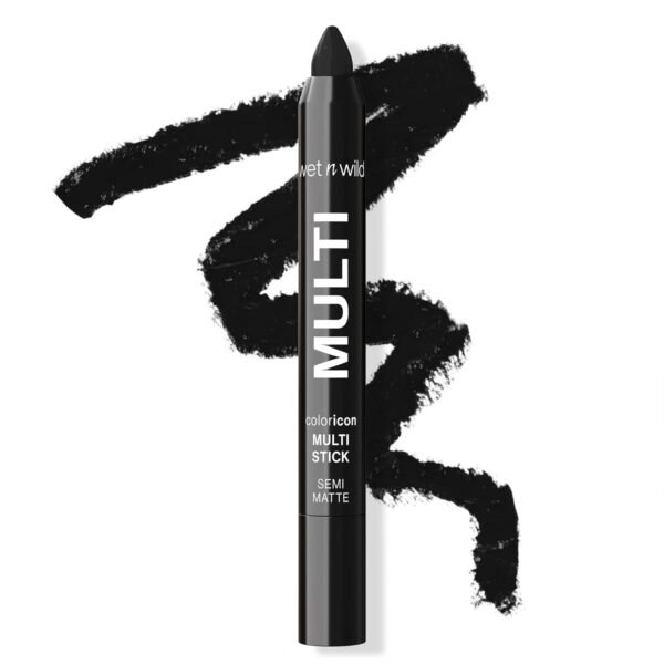 wet n wild Color Icon Cream Eyeliner Eyeshadow Multi-Stick, Moisturizing, Nourishing Velvety Cream-to-Powder Buildable & Blendable Formula, Cruelty-Free & Vegan - Nocturnal Behavior