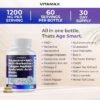 618-rfTtHOL._AC_SL1080_.jpg Resveratrol NAD+ Berberine Hyaluronic Acid - Biotin Grape & Blueberry + NAC - Collagen Peptides - Hair, Nail, Skin & Joint Supplement - 21-in-1 Women and Men - Made in USA (60 Count (Pack of 1)
