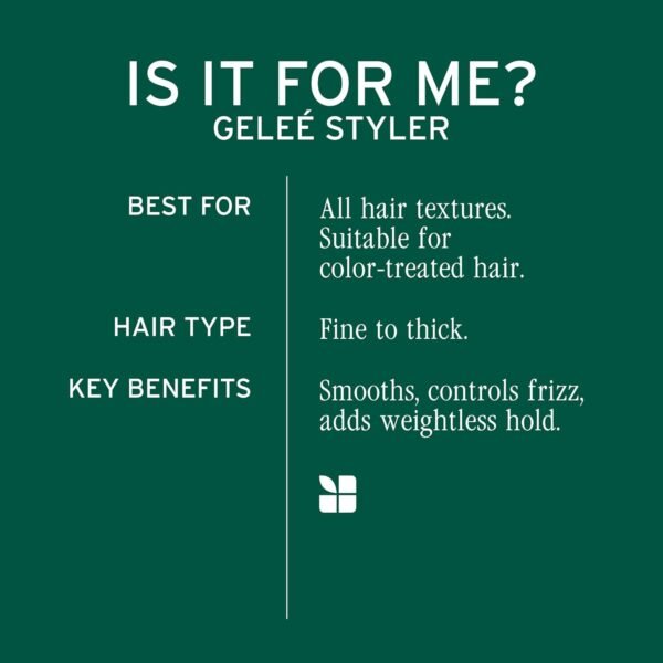 Biolage Styling Gelée - Firm Hold, Adds Shine & Controls Frizz, Gel Styler, For All Hair Types, Vegan & Cruelty-Free