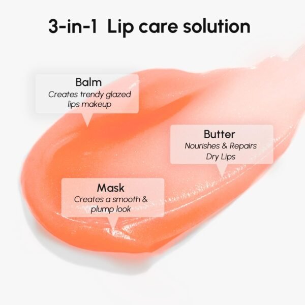 MAREE Lip Mask with Hyaluronic Acid - Overnight Butter Balm - Moisturizer for Very Dry Lips - Hidratante de Labios Care Hydration
