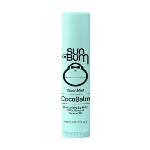 61866yxKkuL._SL1500_.jpg Sun Bum Cocobalm Ocean Mint - Hydrating Lip Balm With Coconut Oil and Aloe Vera - 0.15 oz Stick