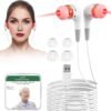 Red Light Therapy for Ears, USB Red Light Therapy for Ears, 650NM Red Light Ear Therapy Device with Two Pairs of Ear Canal Silicone