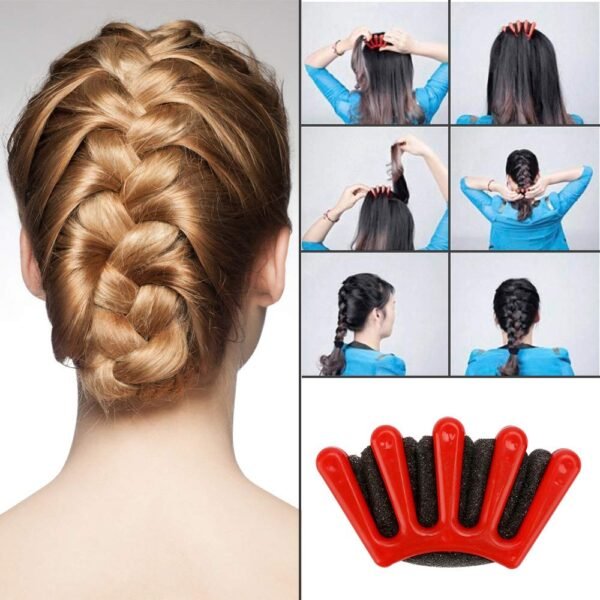 618apR3jVbL._SL1000_.jpg Winkeyes Hair Styling Set - DIY Hair Braiding Tool Kit with Hair Modelling Accessories for Simple and Fast Spiral Braids