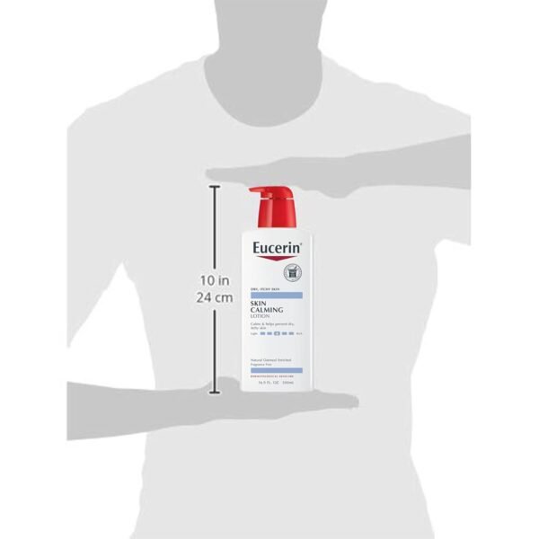 Eucerin Skin Calming Lotion - Full Body Lotion for Dry, Itchy Skin, Natural Oatmeal Enriched - 16.9 fl. oz Pump Bottle