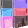 618r9vv3HNL._AC_SL1500_.jpg 6 Pack Clear Cosmetic Bag Makeup Bags Toiletry Bag with Zipper and Handle, TSA Approved Clear Organizer Bags, PVC Cosmetic Pouch for Women and Men Fit Carry-on Travel Essentials