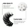 61A819y3L._SL1500_.jpg Mink Lashes Strip Eyelashes Fluffy Volume False Eyelashes that Look Like Extensions Glamour Wispy Curly Fake Lashes 5 Pairs Pack