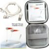Red Light Therapy Device– Upgraded 650nm Red Light Therapy for Ears with USB & Type-C, Includes 2 Pairs of Silicone Ear Tips and Storage Case