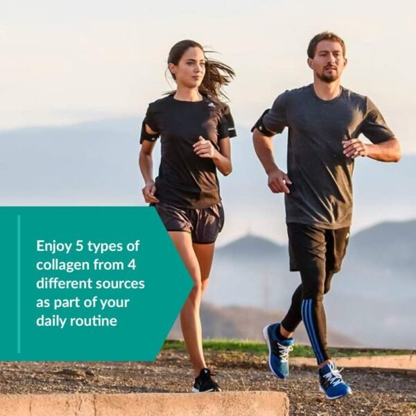 61AZ9vBQ2L._AC_SL1000_.jpg Multi Collagen 180 Protein Capsules - Type I, II, III, V, X Collagen Pills - Proprietary Blend of Eggshell, Chicken, Wild Fish & Grass-Fed Beef Collagen Peptides - 2025mg per serv