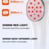 Holsn Red Light Therapy Infrared Light Tharepy, Red Light Device for Bodypain Relief, Joint, Muscle & Tissue 14 * 650nm + 3 * 808nm