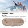 61C-Cant2jL._SL1500_.jpg Silicone Makeup Brush Holder Travel Cosmetic Bag:Soft Portable Cosmetic Face Brushes Holder with Upgrade Anti-Fall Out Magnetic Closure, Large Travel Makeup Brush Case - Walnut