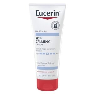 61CFG8BxQWL._SL1500_.jpg Eucerin Skin Calming Cream - Full Body Lotion for Dry, Itchy Skin, Natural Colloidal Oatmeal Enriched - 14 oz. Tube
