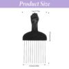 61Cl4McnV5L._SL1500_.jpg Hair Picks for Curly Hair, 1 Pcs Metal Hair Pick for Black Men Afro Pick Comb Detangling Wig Braid Hair Styling Tool for Women and Men