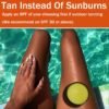 intensive tanning gel pineapple, tanning gel for outdoor sun & tanning bed