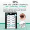 61DGNg3BVL._SL1000_.jpg Ardell False Eyelashes, Natural 110, 5 pair + bonus pair Multipack for Eye-Lifting Effect