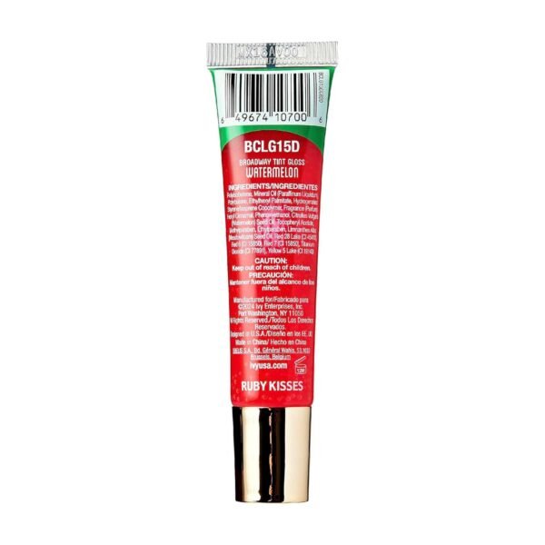 61Da-luzNtL._SL1500_.jpg Ruby Kisses Broadway Vita-Lip Tinted Lip Gloss (9 Pack) Ultra-Hydrating, Nourishing, Soothing Formula with Vitamins, High-Shine Non-Sticky Lip Balm with Rosehip+Coconut Oil, Pink, Red & Brown Shades