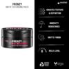 SexyHair Style Frenzy Matte Texturizing Paste, 2.5 Oz | Fullness, Texture and Definition | Helps Create Bulk | Semi-Matte